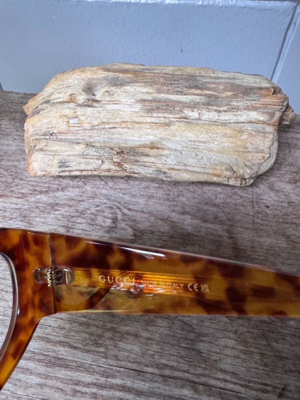 Gucci GG1917S Eyeglass Frames Women 56-21-140 Brown Tortoise Italy RX - Picture 4 of 9